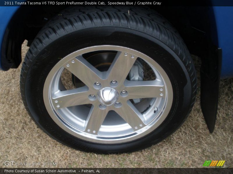 Speedway Blue / Graphite Gray 2011 Toyota Tacoma V6 TRD Sport PreRunner Double Cab