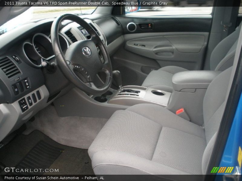 Speedway Blue / Graphite Gray 2011 Toyota Tacoma V6 TRD Sport PreRunner Double Cab