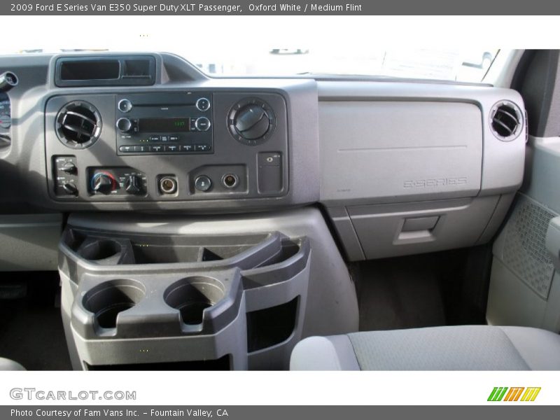 Oxford White / Medium Flint 2009 Ford E Series Van E350 Super Duty XLT Passenger