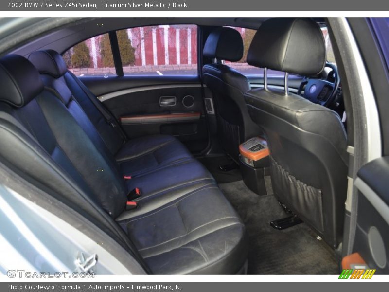 Titanium Silver Metallic / Black 2002 BMW 7 Series 745i Sedan