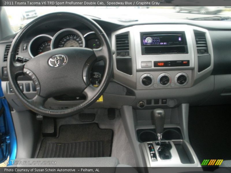 Speedway Blue / Graphite Gray 2011 Toyota Tacoma V6 TRD Sport PreRunner Double Cab