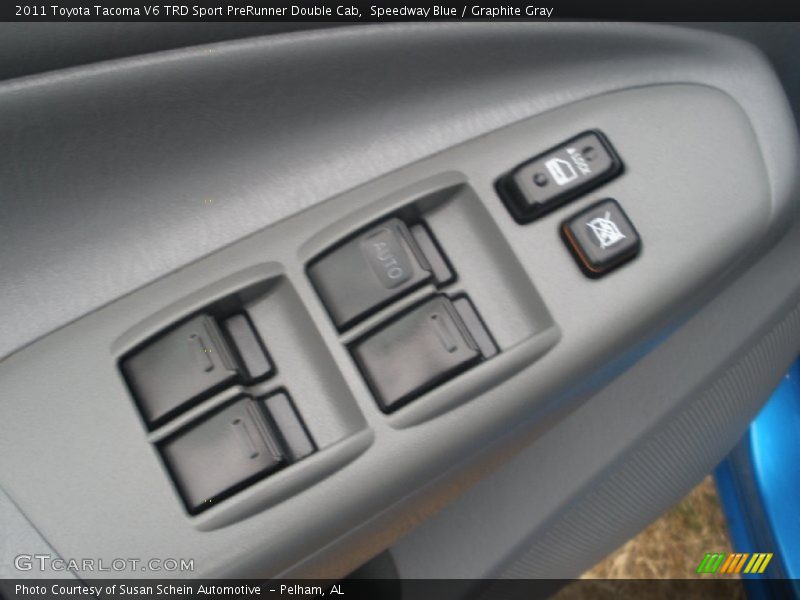 Speedway Blue / Graphite Gray 2011 Toyota Tacoma V6 TRD Sport PreRunner Double Cab