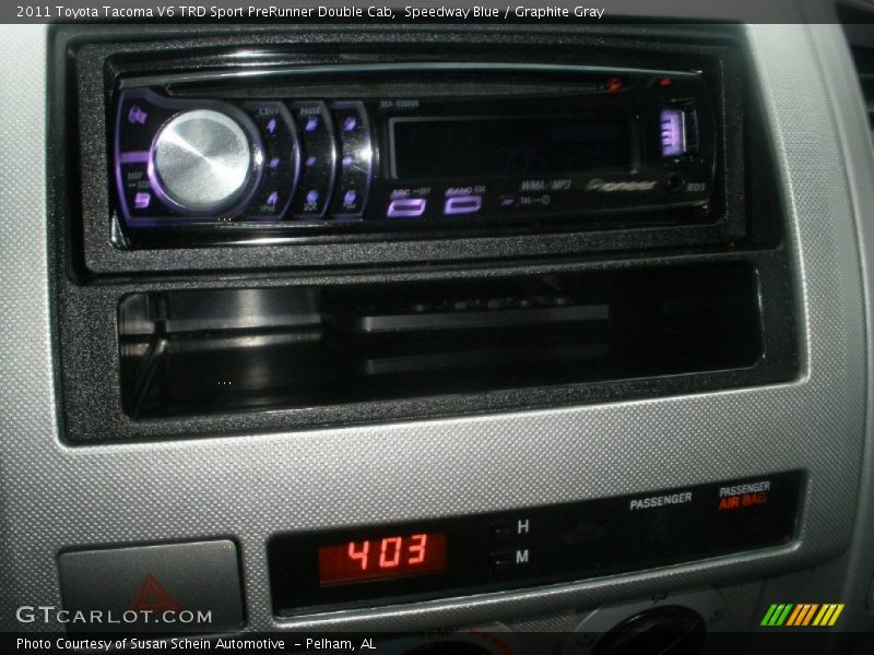 Speedway Blue / Graphite Gray 2011 Toyota Tacoma V6 TRD Sport PreRunner Double Cab