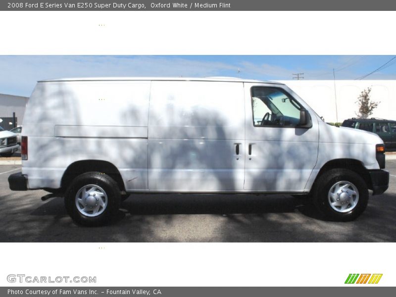 Oxford White / Medium Flint 2008 Ford E Series Van E250 Super Duty Cargo