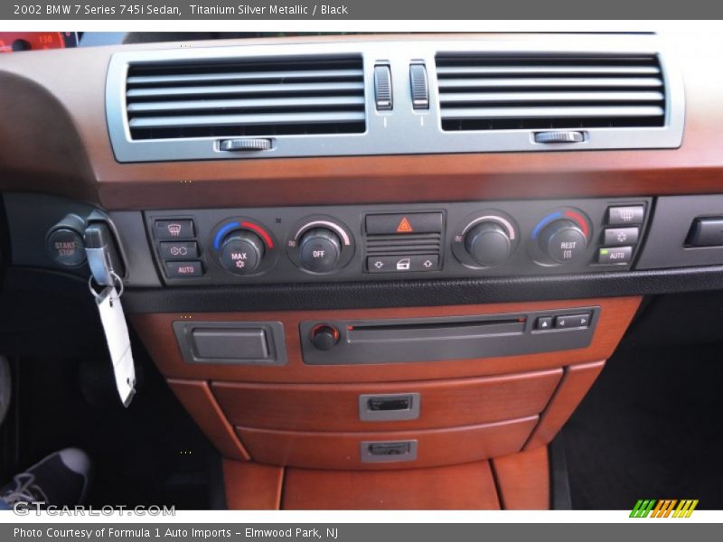 Titanium Silver Metallic / Black 2002 BMW 7 Series 745i Sedan