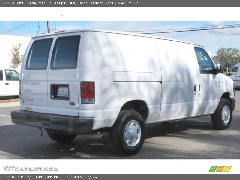 Oxford White / Medium Flint 2008 Ford E Series Van E250 Super Duty Cargo