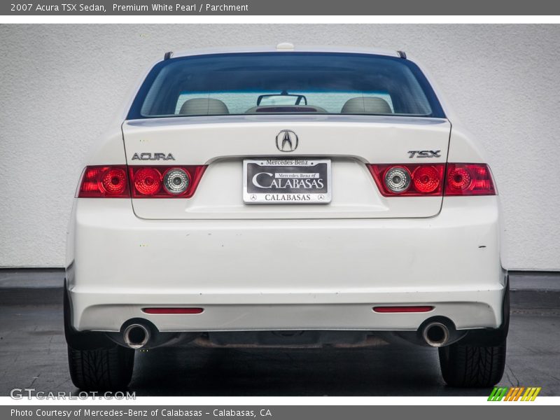 Premium White Pearl / Parchment 2007 Acura TSX Sedan