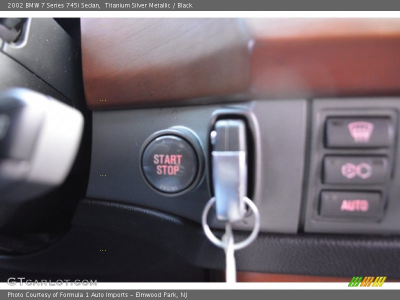 Titanium Silver Metallic / Black 2002 BMW 7 Series 745i Sedan