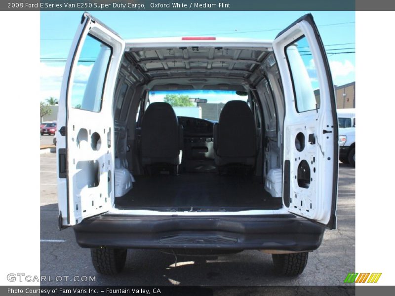 Oxford White / Medium Flint 2008 Ford E Series Van E250 Super Duty Cargo