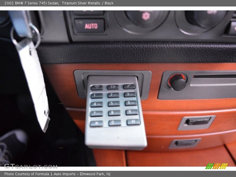 Titanium Silver Metallic / Black 2002 BMW 7 Series 745i Sedan