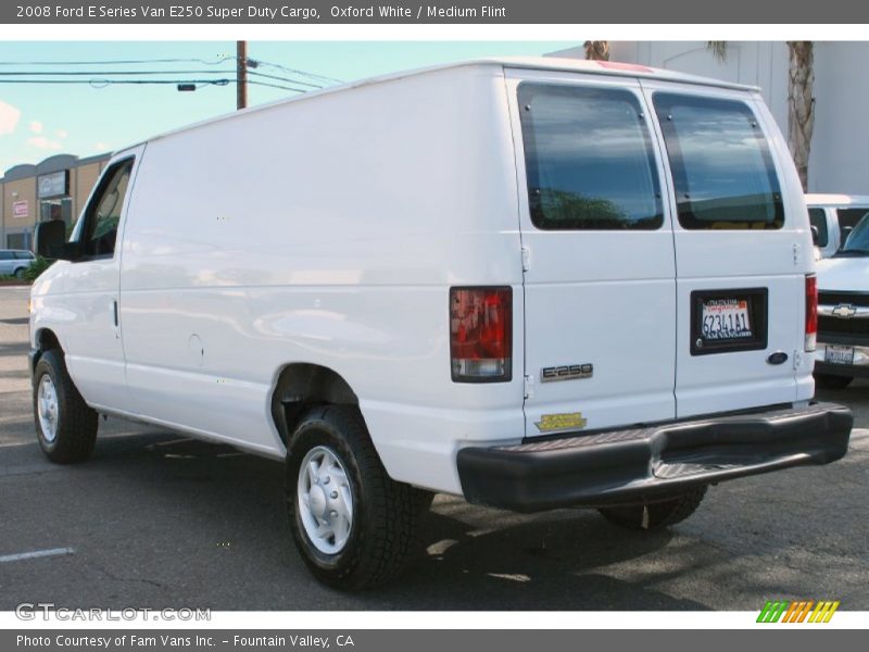 Oxford White / Medium Flint 2008 Ford E Series Van E250 Super Duty Cargo