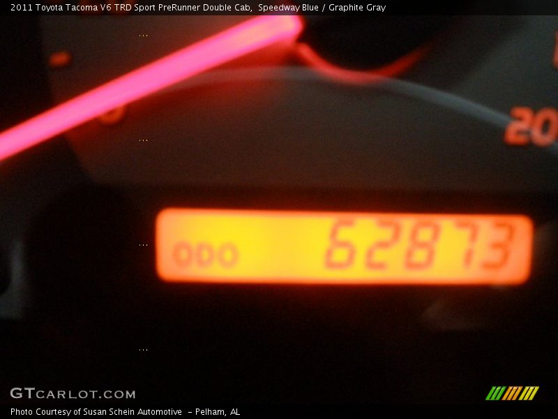 Speedway Blue / Graphite Gray 2011 Toyota Tacoma V6 TRD Sport PreRunner Double Cab