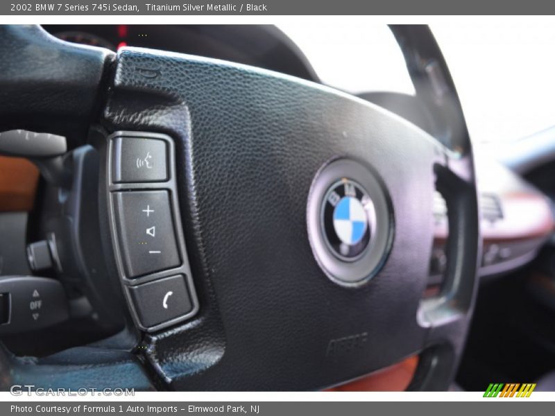 Titanium Silver Metallic / Black 2002 BMW 7 Series 745i Sedan