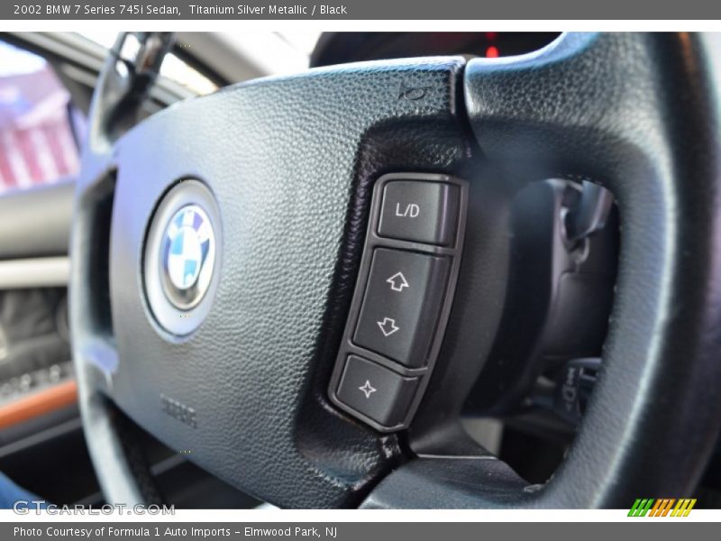 Titanium Silver Metallic / Black 2002 BMW 7 Series 745i Sedan
