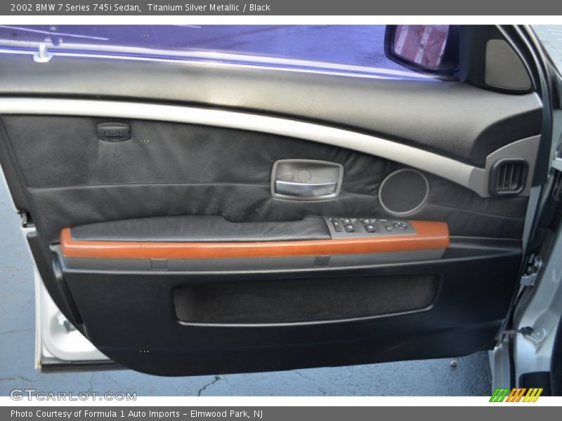 Titanium Silver Metallic / Black 2002 BMW 7 Series 745i Sedan