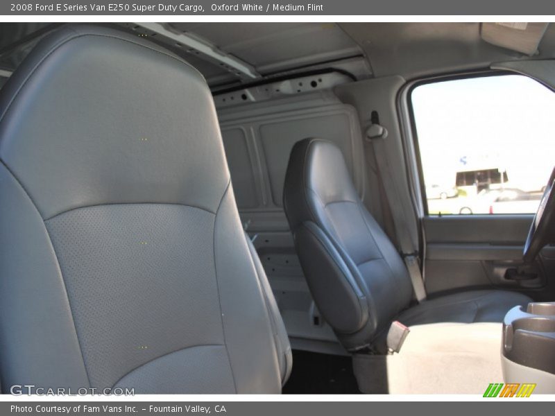 Oxford White / Medium Flint 2008 Ford E Series Van E250 Super Duty Cargo