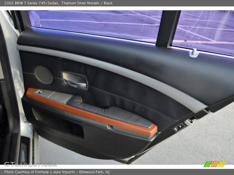 Titanium Silver Metallic / Black 2002 BMW 7 Series 745i Sedan