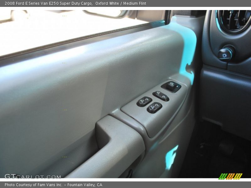 Oxford White / Medium Flint 2008 Ford E Series Van E250 Super Duty Cargo