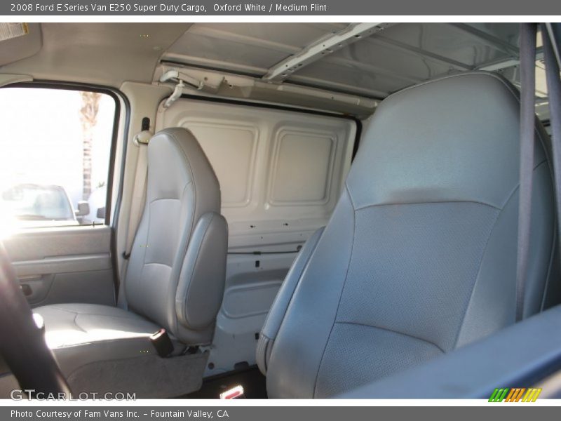 Oxford White / Medium Flint 2008 Ford E Series Van E250 Super Duty Cargo