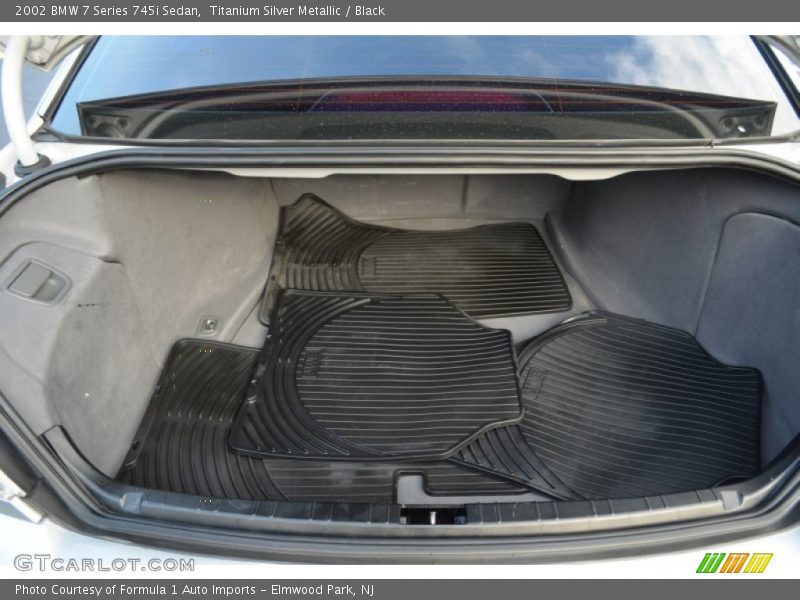 Titanium Silver Metallic / Black 2002 BMW 7 Series 745i Sedan