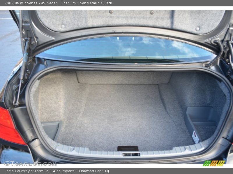 Titanium Silver Metallic / Black 2002 BMW 7 Series 745i Sedan