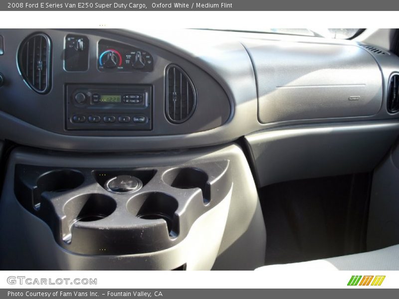 Oxford White / Medium Flint 2008 Ford E Series Van E250 Super Duty Cargo
