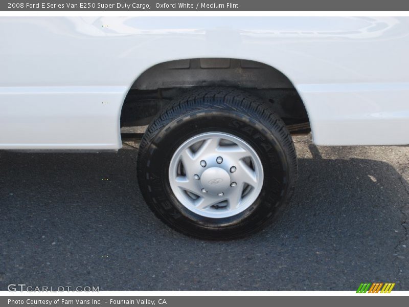 Oxford White / Medium Flint 2008 Ford E Series Van E250 Super Duty Cargo