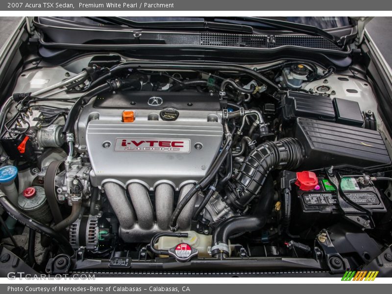  2007 TSX Sedan Engine - 2.4 Liter DOHC 16-Valve i-VTEC 4 Cylinder