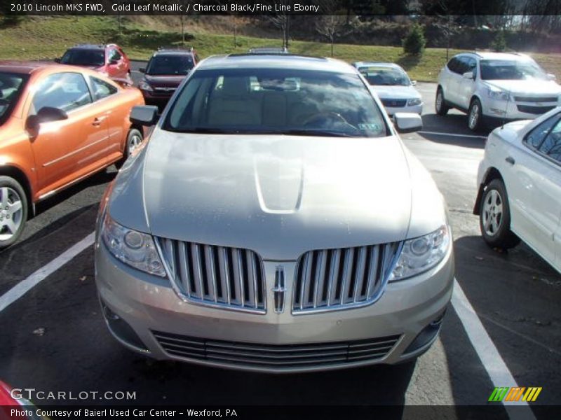 Gold Leaf Metallic / Charcoal Black/Fine Line Ebony 2010 Lincoln MKS FWD