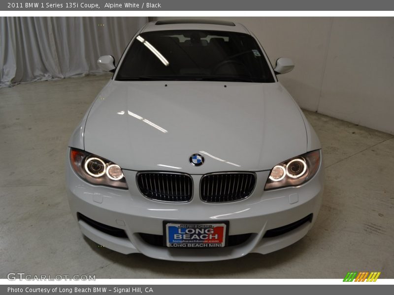 Alpine White / Black 2011 BMW 1 Series 135i Coupe