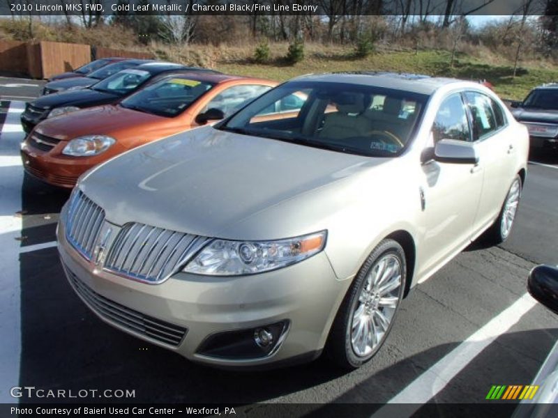 Gold Leaf Metallic / Charcoal Black/Fine Line Ebony 2010 Lincoln MKS FWD