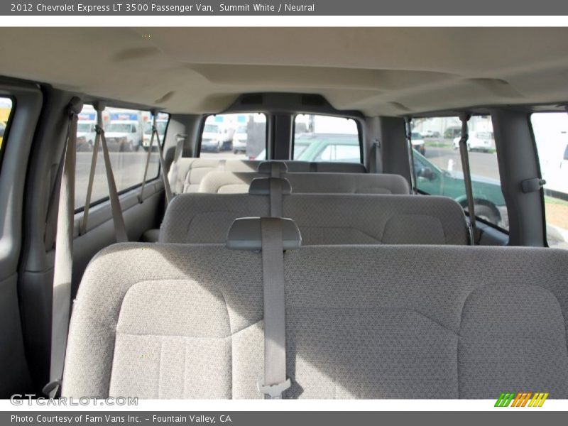Summit White / Neutral 2012 Chevrolet Express LT 3500 Passenger Van