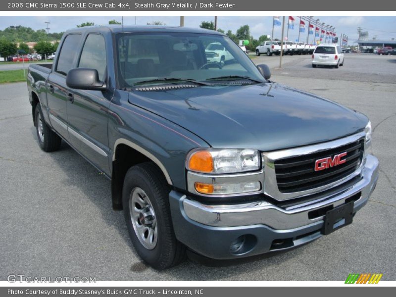 Stealth Gray Metallic / Dark Pewter 2006 GMC Sierra 1500 SLE Crew Cab 4x4
