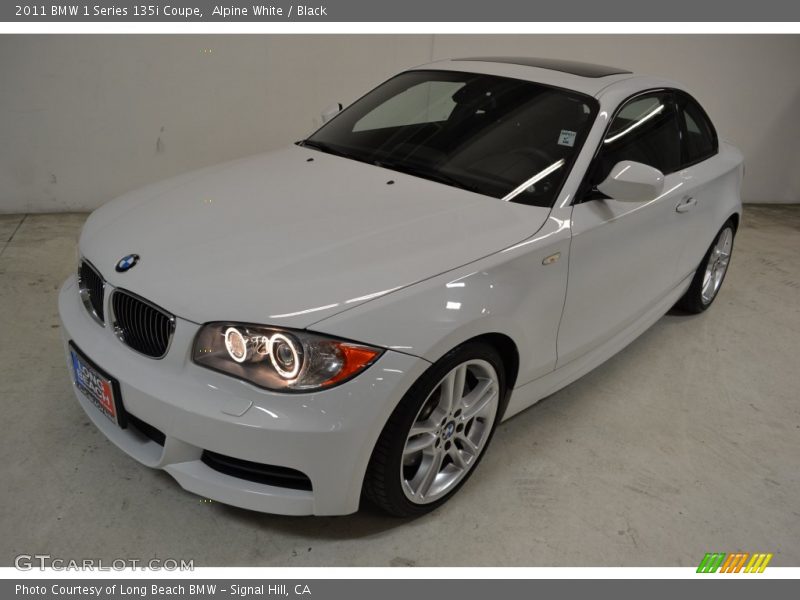 Alpine White / Black 2011 BMW 1 Series 135i Coupe