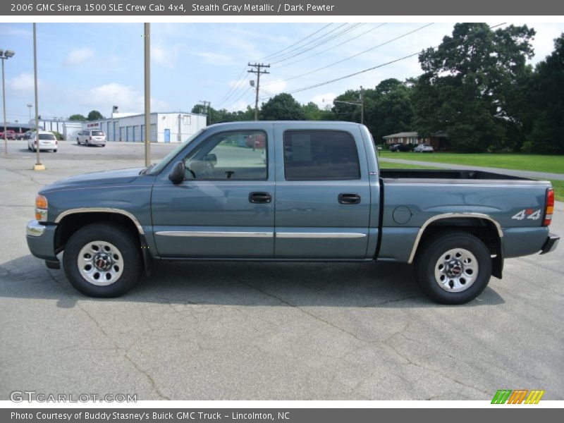 Stealth Gray Metallic / Dark Pewter 2006 GMC Sierra 1500 SLE Crew Cab 4x4