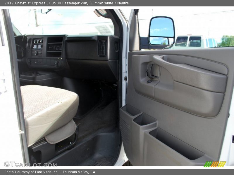 Summit White / Neutral 2012 Chevrolet Express LT 3500 Passenger Van