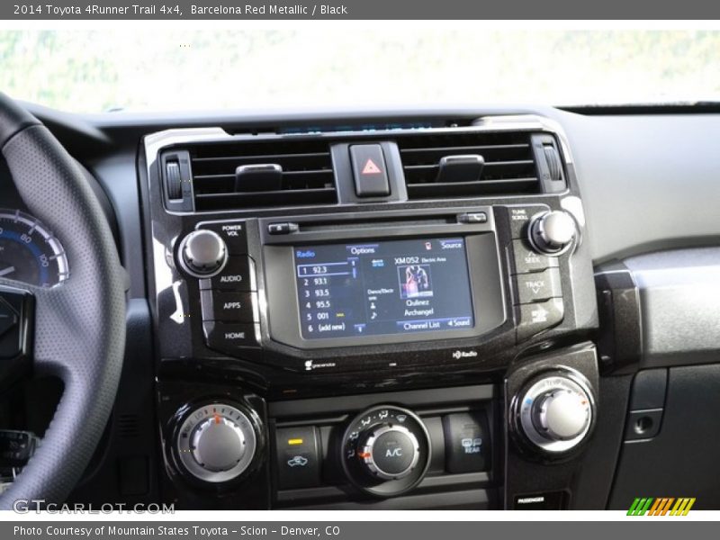 Barcelona Red Metallic / Black 2014 Toyota 4Runner Trail 4x4