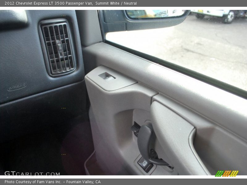 Summit White / Neutral 2012 Chevrolet Express LT 3500 Passenger Van