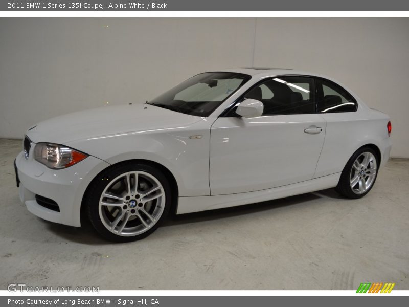 Alpine White / Black 2011 BMW 1 Series 135i Coupe
