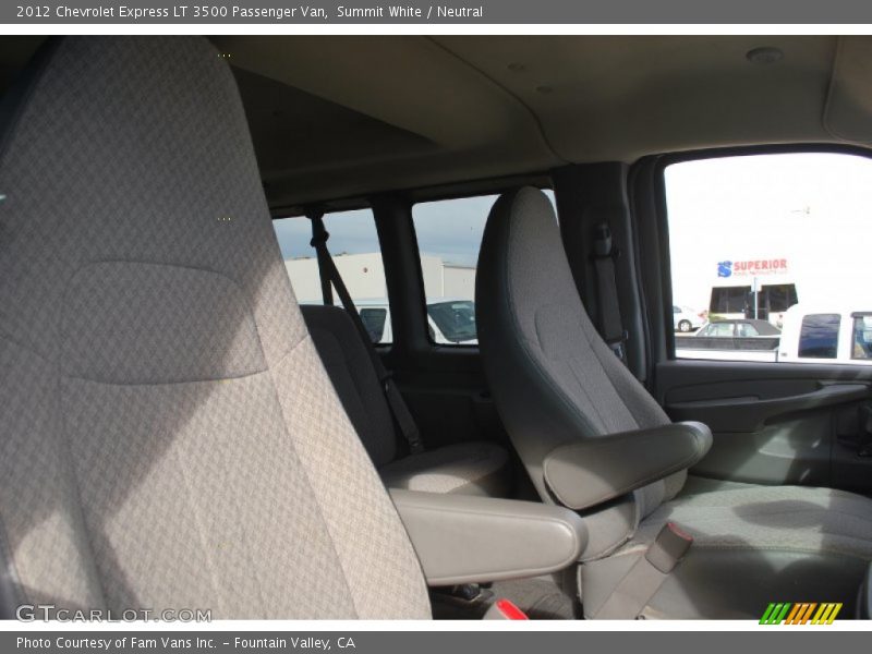 Summit White / Neutral 2012 Chevrolet Express LT 3500 Passenger Van