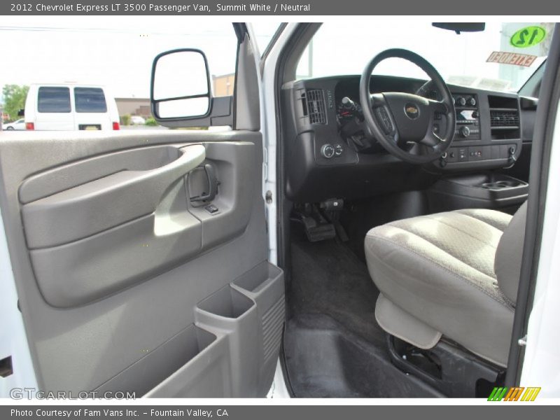 Summit White / Neutral 2012 Chevrolet Express LT 3500 Passenger Van