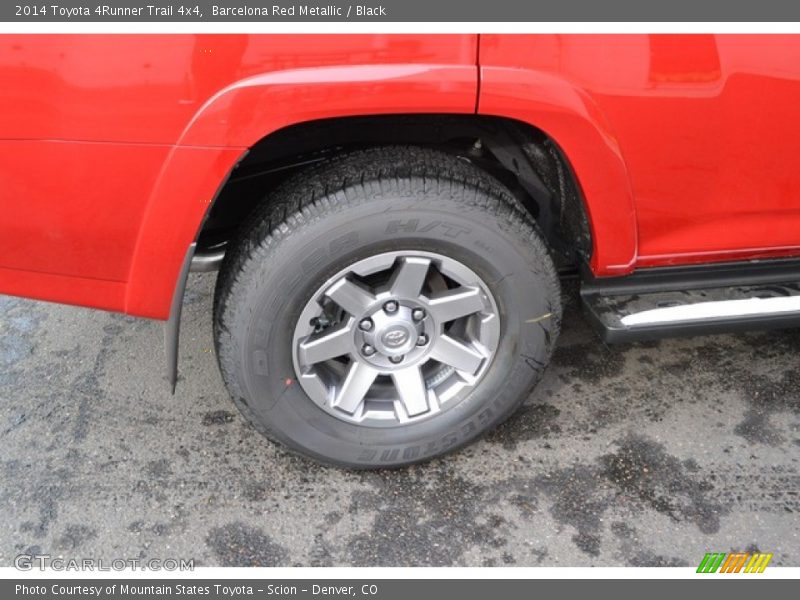 Barcelona Red Metallic / Black 2014 Toyota 4Runner Trail 4x4