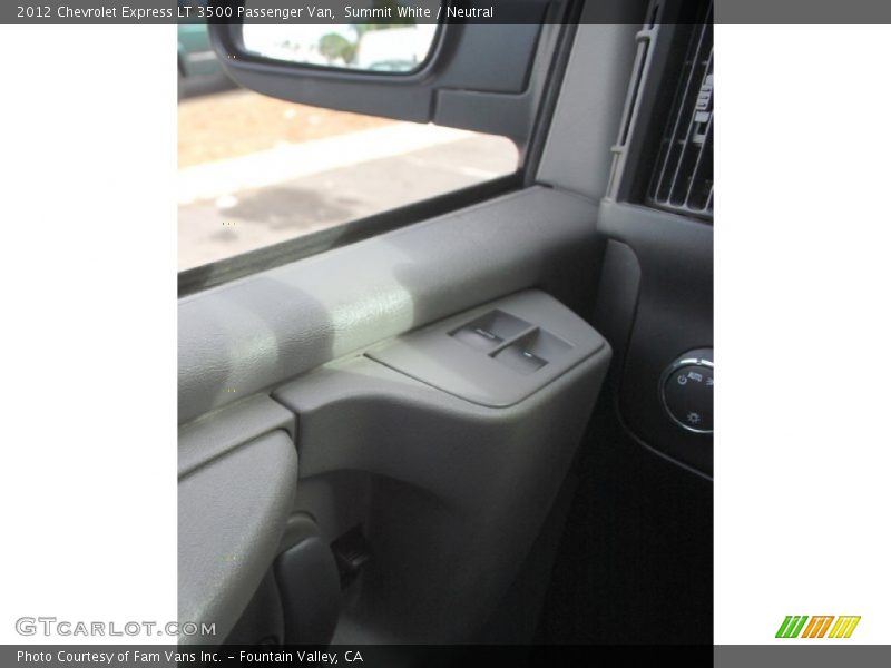 Summit White / Neutral 2012 Chevrolet Express LT 3500 Passenger Van
