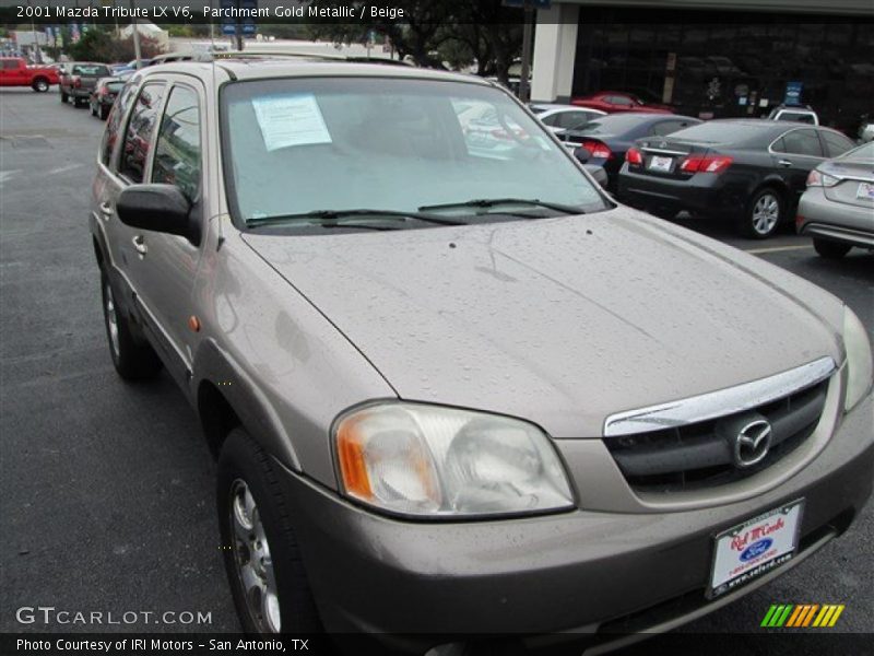 Parchment Gold Metallic / Beige 2001 Mazda Tribute LX V6