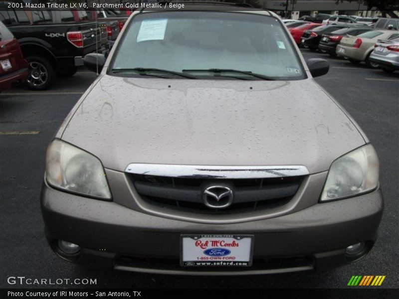 Parchment Gold Metallic / Beige 2001 Mazda Tribute LX V6