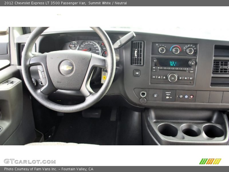 Summit White / Neutral 2012 Chevrolet Express LT 3500 Passenger Van