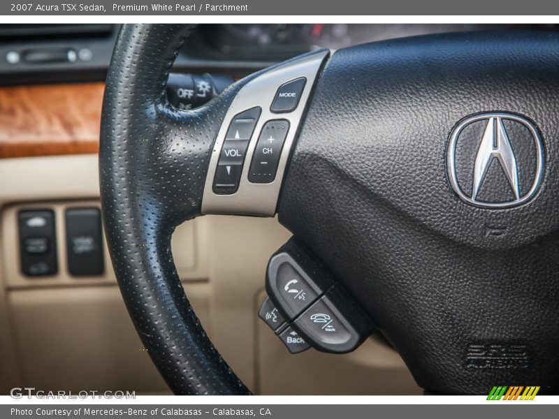 Controls of 2007 TSX Sedan