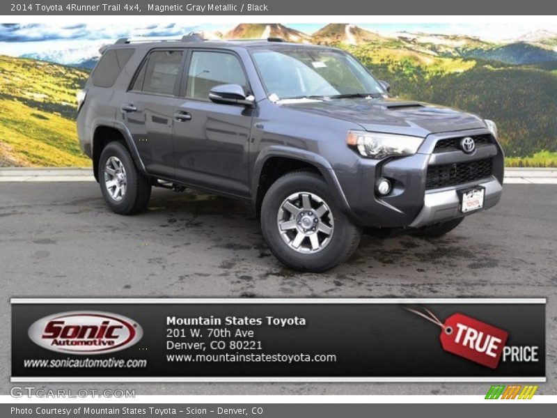 Magnetic Gray Metallic / Black 2014 Toyota 4Runner Trail 4x4