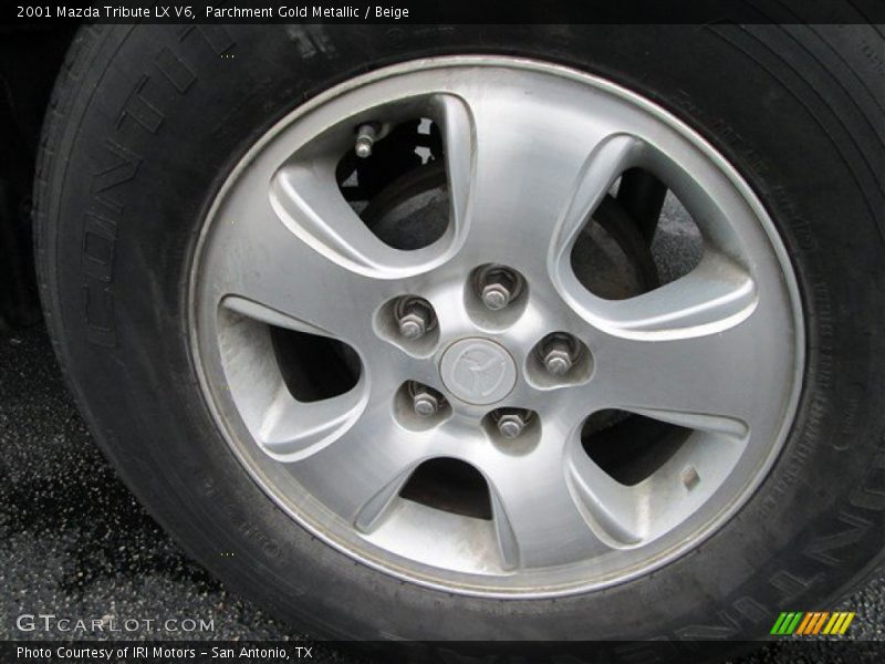 Parchment Gold Metallic / Beige 2001 Mazda Tribute LX V6