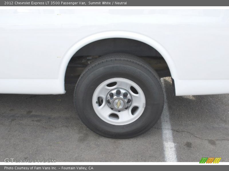 Summit White / Neutral 2012 Chevrolet Express LT 3500 Passenger Van